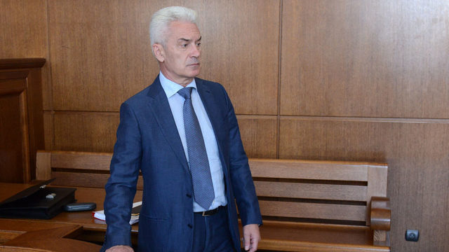 Volen Siderov in the court room. He pleeded guilty in 2016 and was convicted on four counts for petty hooliganism in four different cases.