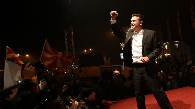 The Macedonian Primer Minister Nikola Gruevski (left) was responsible for the spike of nationalistic policies in Macedonia. Bulgarian government didn't wait to respond in kind.