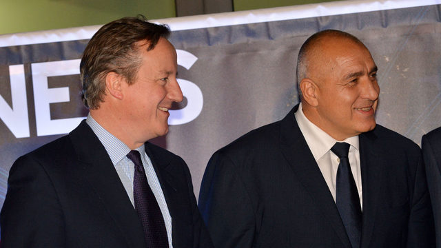 UK has always lent a friendlier ear to the Bulgarian concerns. The former PM David Cameron (left) for example supported from the outset the border wall between Bulgaria and Turkey intended to stop illegal migrants