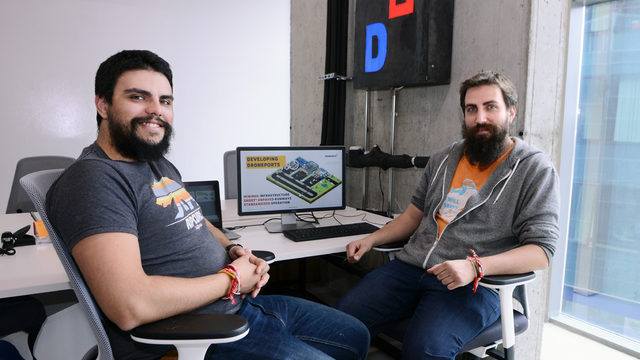 Dronamics was founded in 2014 by the brothers Svilen (right) and Konstantin Rangelovi