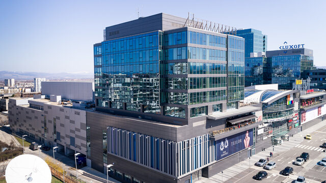 The ex-Piraeus Bank Bulgaria headquarter building on Tsarigradsko Shose