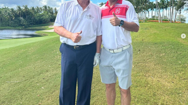 Legendary Bulgarian football player Hristo Stoichkov played golf with former American president Donald Trump. Mr Stoichkov posted photos and a video on his Instagram account from Sunday afternoon at Trump's golf club in Palm Beach, Florida. Funnily, just a few days earlier speaker of Parliament Vezhdi Rashidov told reporters that he agreed to head the institution after last week’s deadlock because many people - including Mr Stoichkov himself - had pleaded with him to do so.
