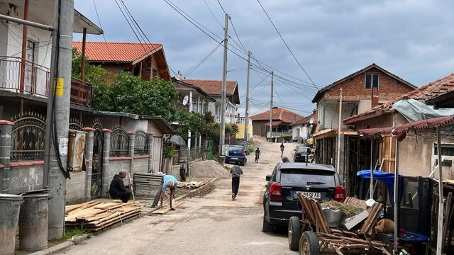 A Roma settlement in Northwestern Bulgaria