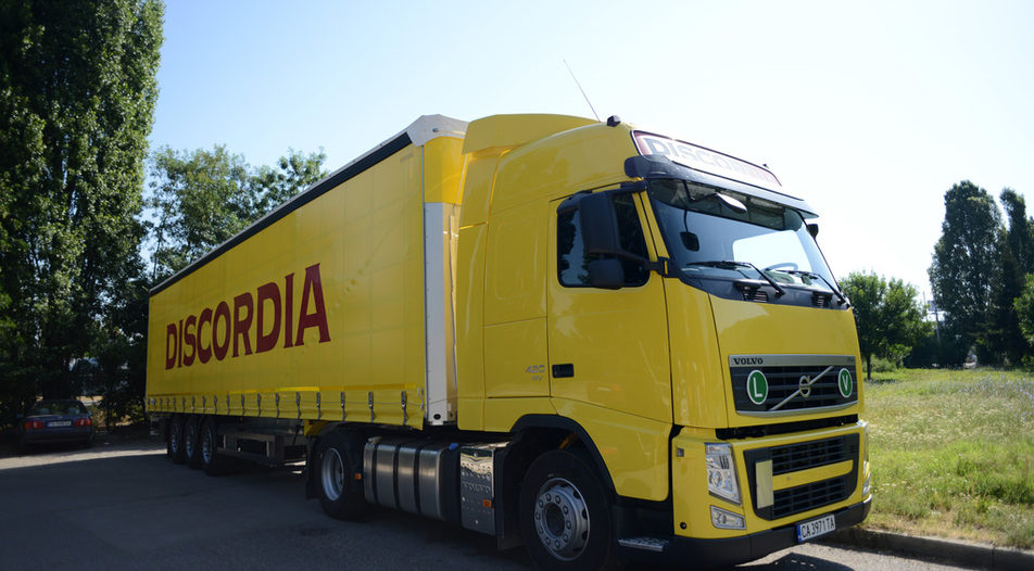 Discordia has the most ambitious plans among the transport companies, planning to own 1400 lorries by 2022