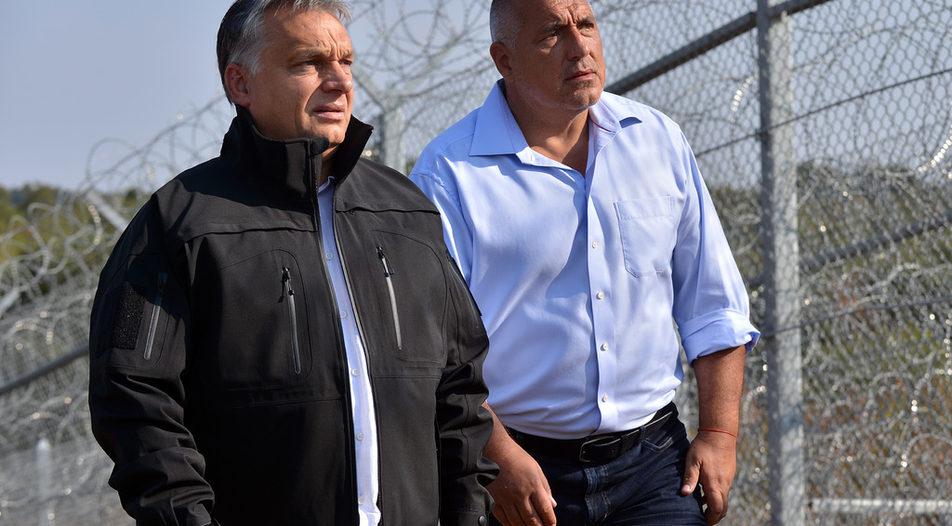 The two strongmen and the fence: Hungarian PM Victor Orban and Bulgarian PM Boyko Borissov have a shared interest in preventing migration into the EU