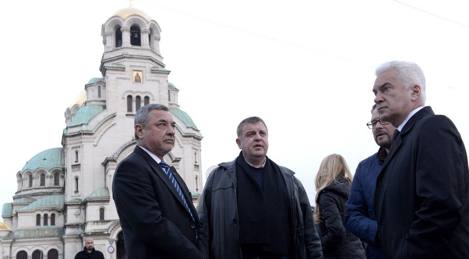 Valeri Simeonov, Krasimir Karakachanov and Volen Siderov, formed the United Patriots just before the 2016 presidential election to capitalize on the anti-immigrant attitudes of a large part of the Bulgarian population.