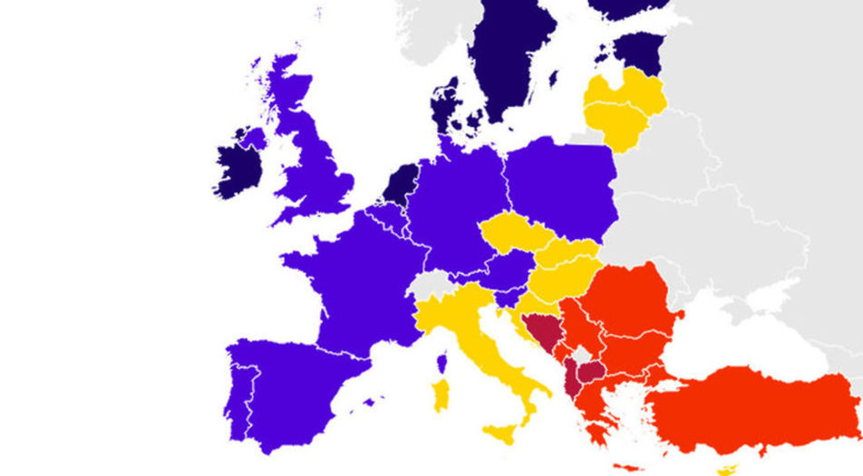 Bulgaria is in the Southeastern cluster that scores the lowest in the 2021 Media Literacy Index