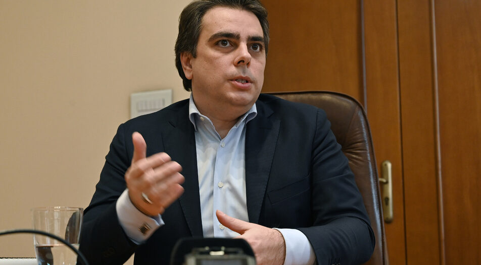 Assen Vassilev, Minister of Finance, talking to Capital weekly
