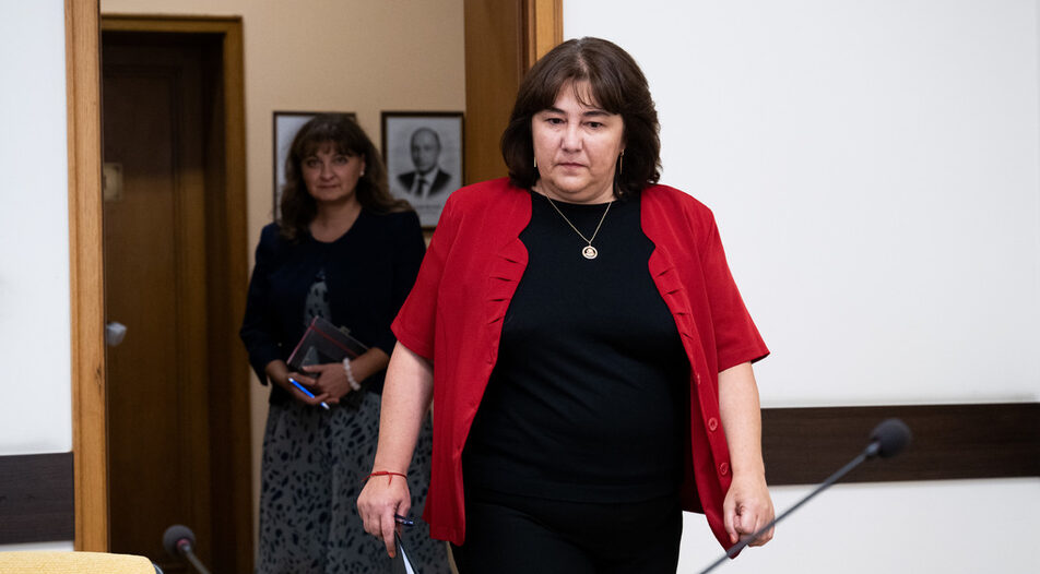 Caretaker Finance Minister Rositsa Velkova