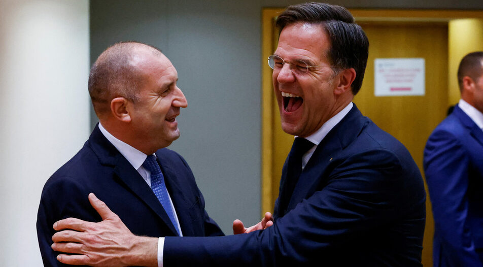 Mark Rutte and Rumen Radev meet on the sidelines of the last European Council