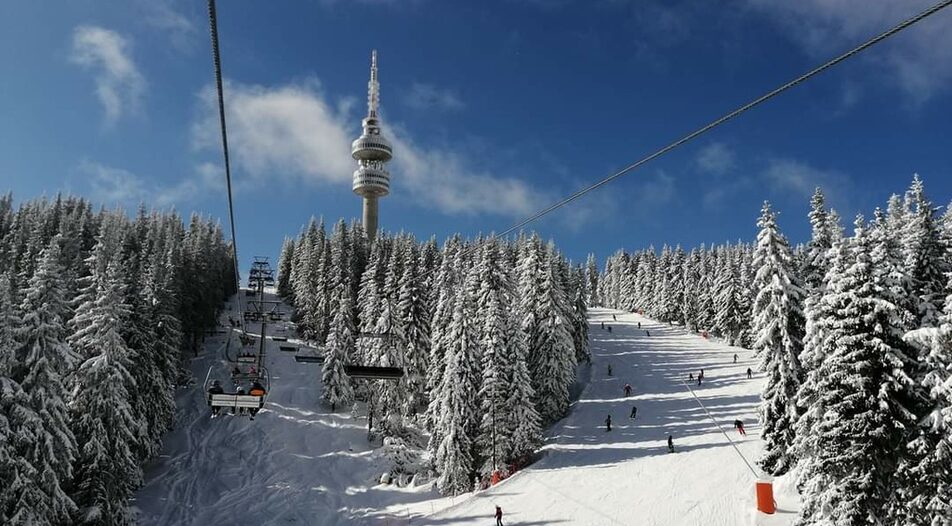 The winter resorts like Pamporovo (pictured) struggled in the first half of the winter season, but are gaining momentum since mid-January