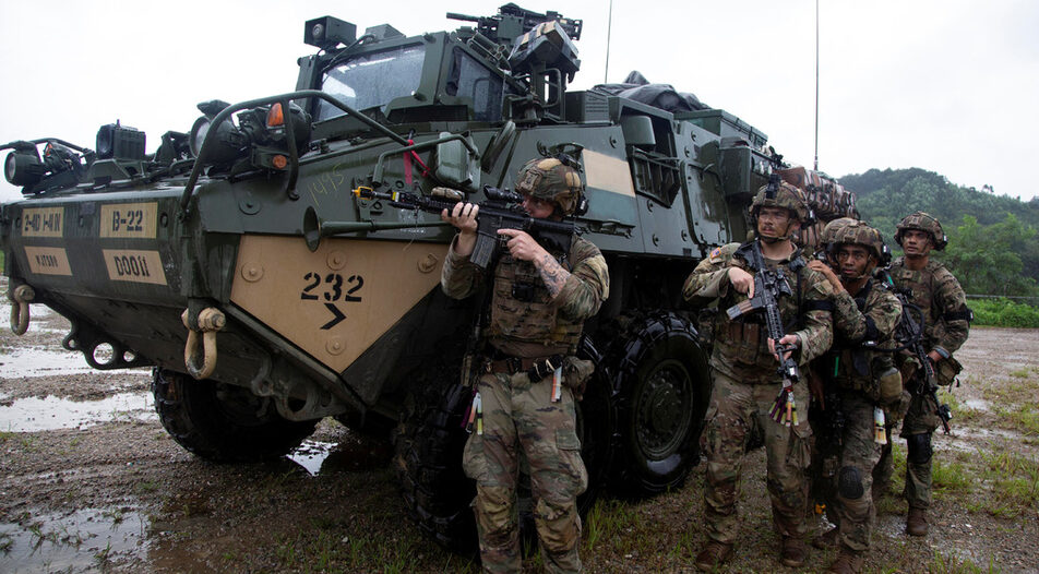 Stryker armored vehicles are a major combat platform for U.S. ground forces